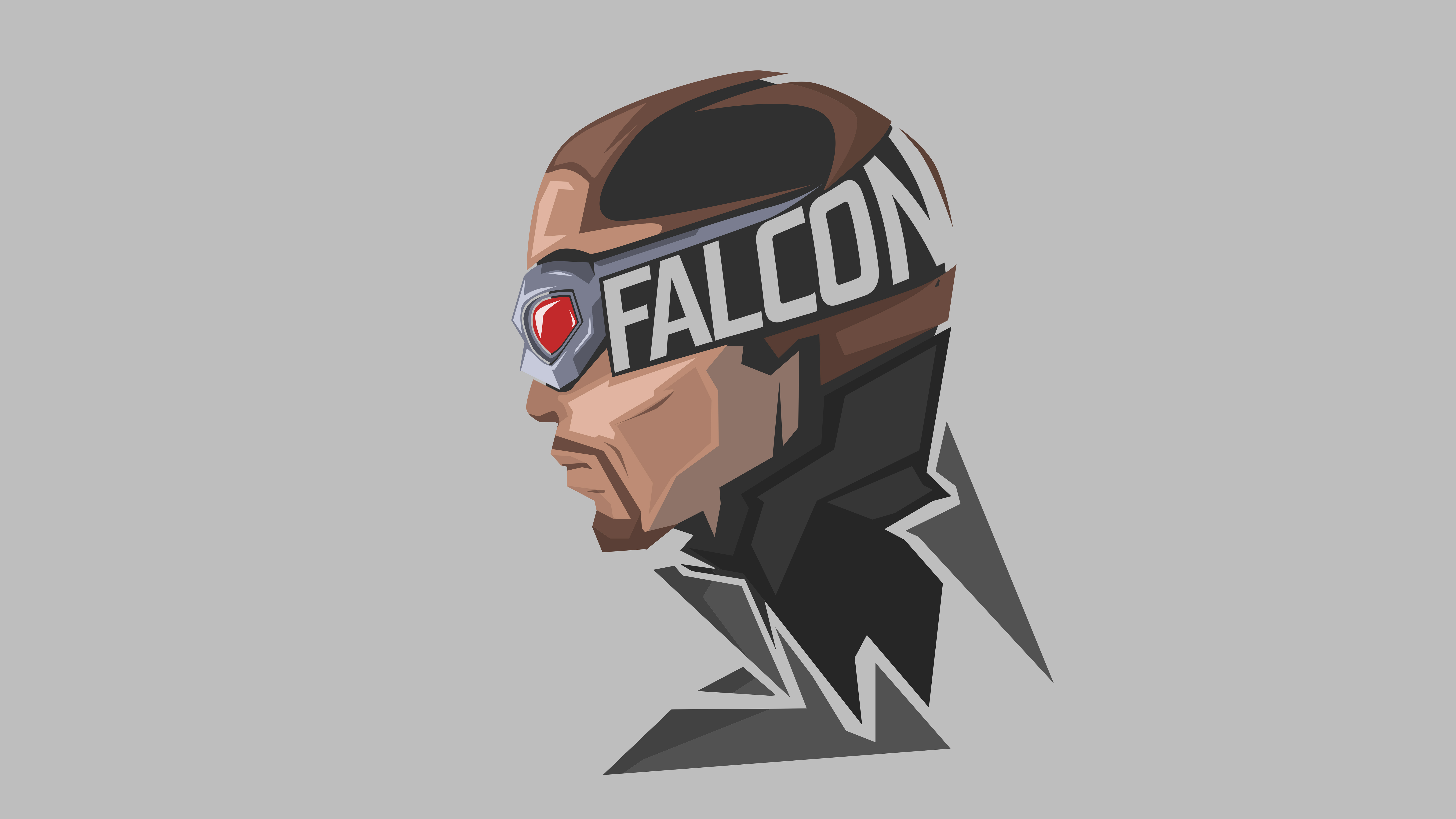 Falcon Marvel Superhero Minimal 4K 8K Wallpapers