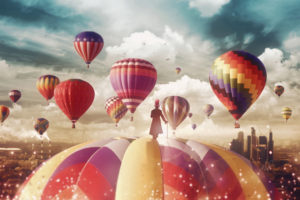 Hot air balloons Magician 4K Wallpapers