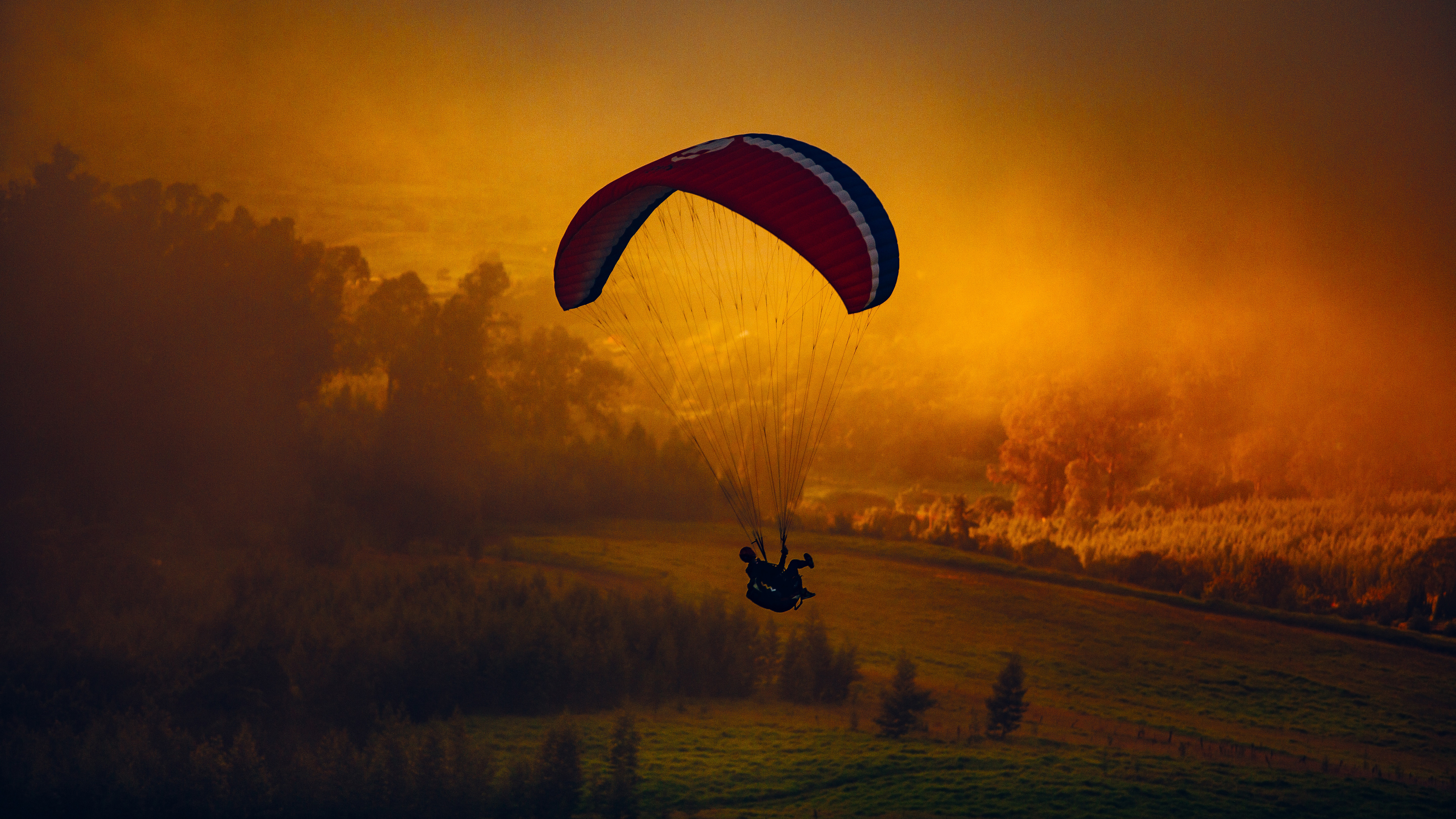 Paraglider 5K HD Wallpapers