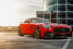 Red Darwin Pro Mercedes-AMG GTS 2018 Wallpapers