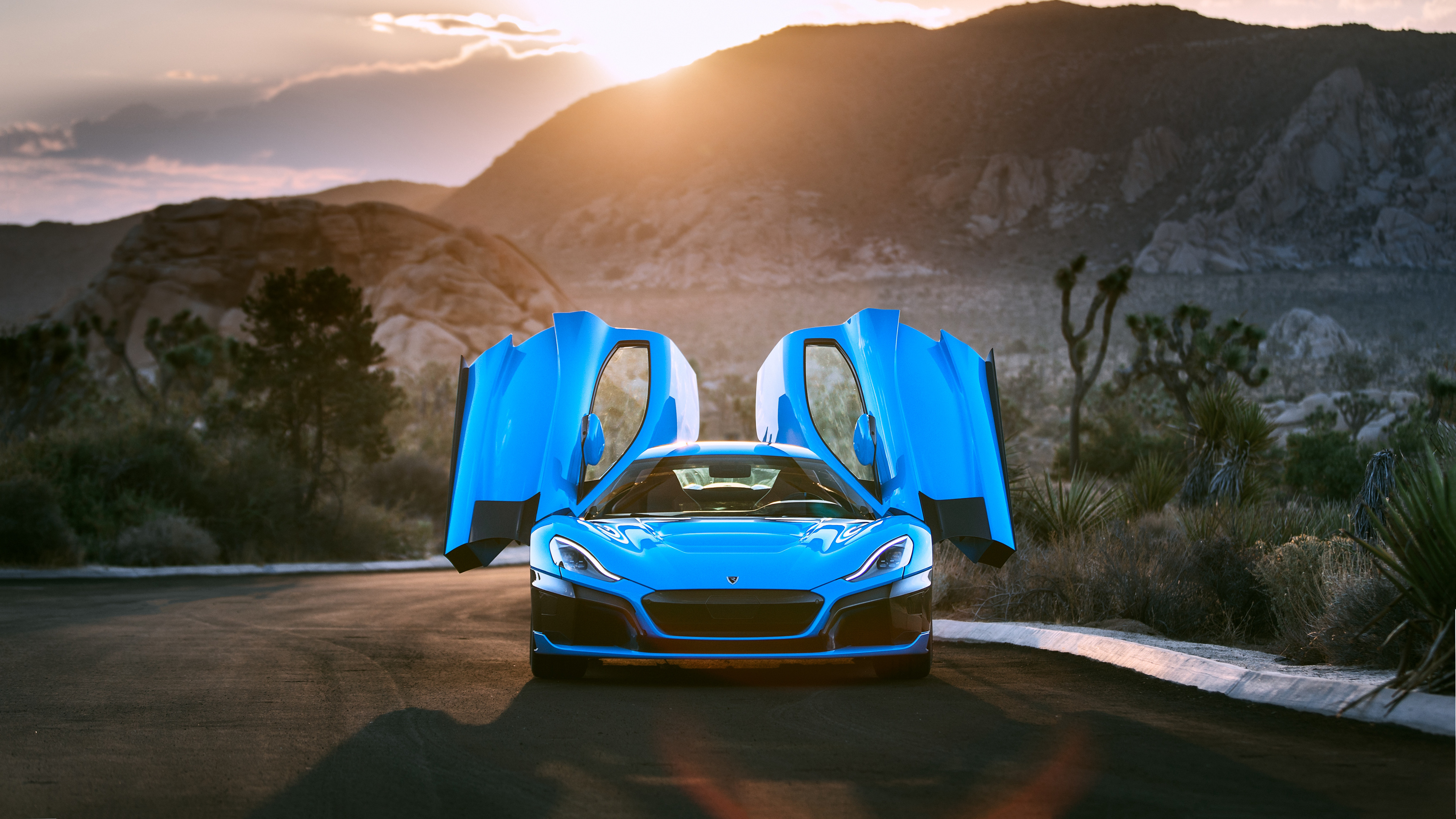 Rimac C Two California Edition 2018 4K Wallpapers