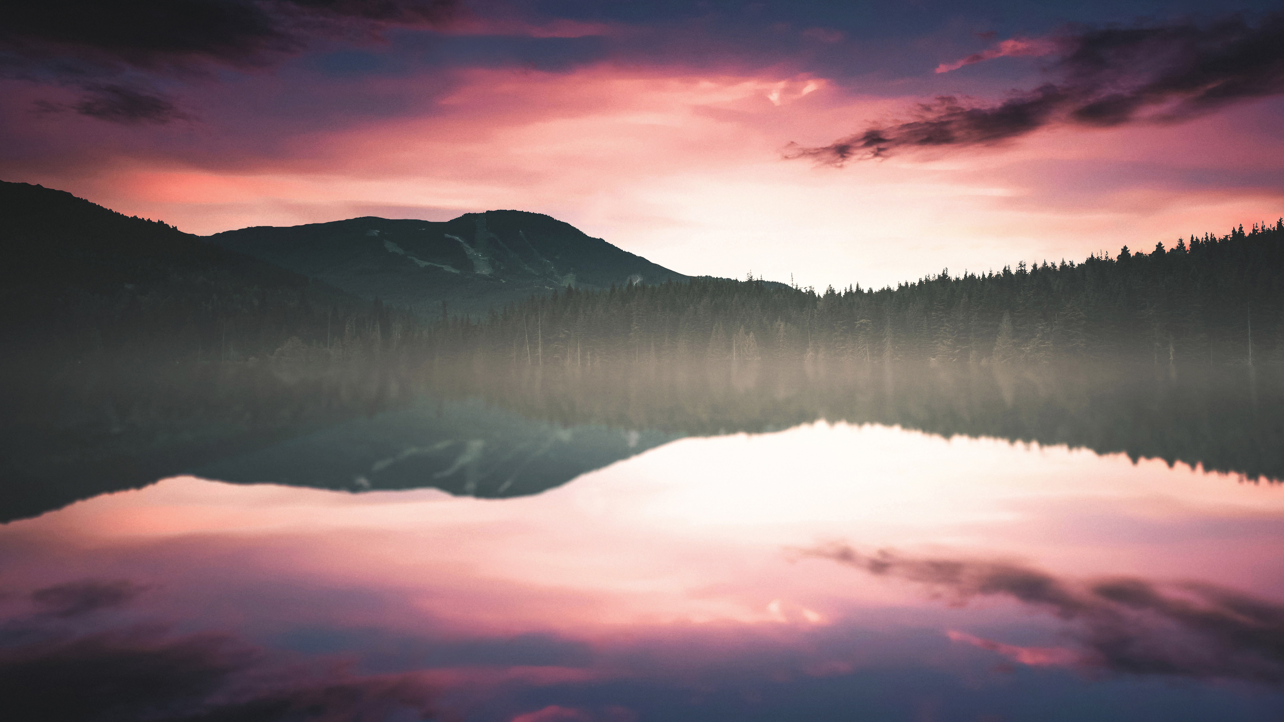Sunset Lake Reflections