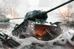 T-34 Russian WWII Tank Action Movie 4K