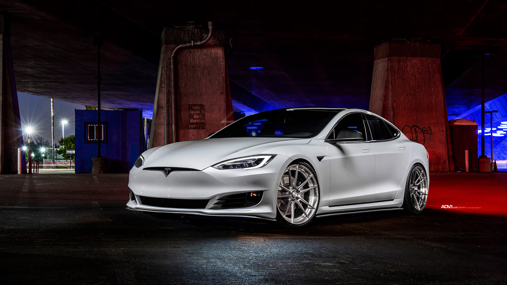 Tesla Model S White Wallpapers
