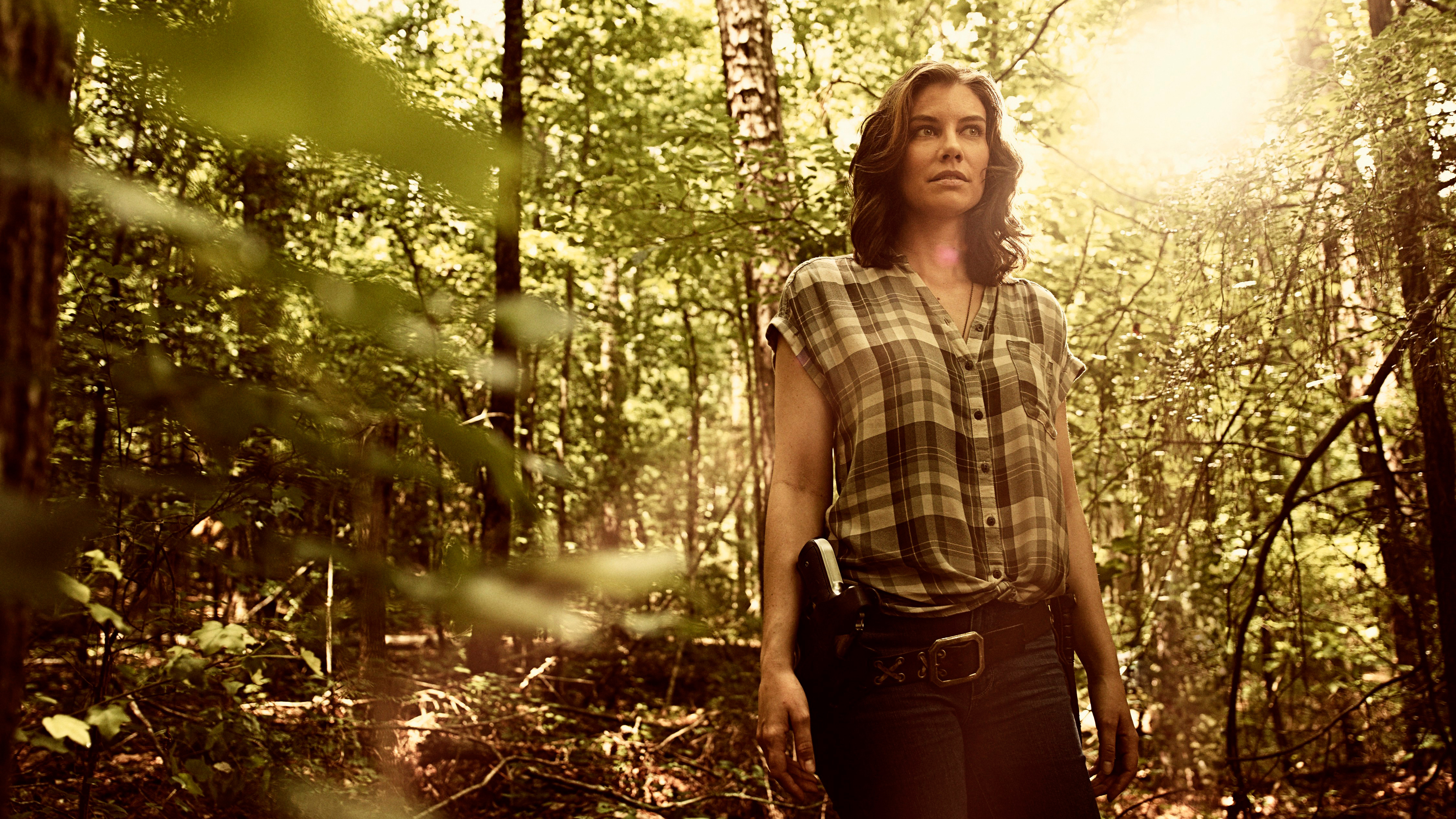 Lauren Cohan in in The Walking Dead Season 9 4K Wallpaper