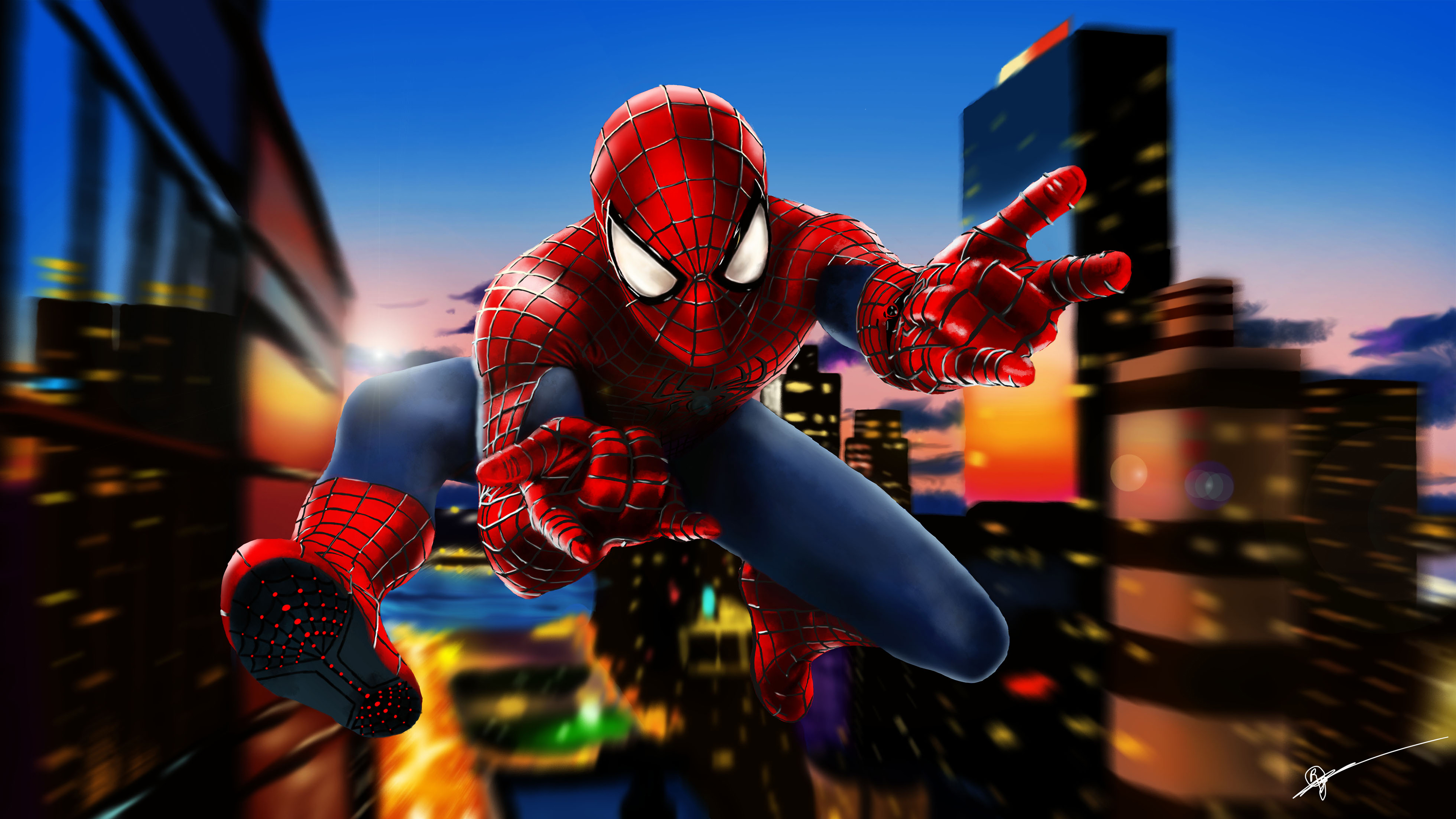 Spider-Man Speed paint 4K