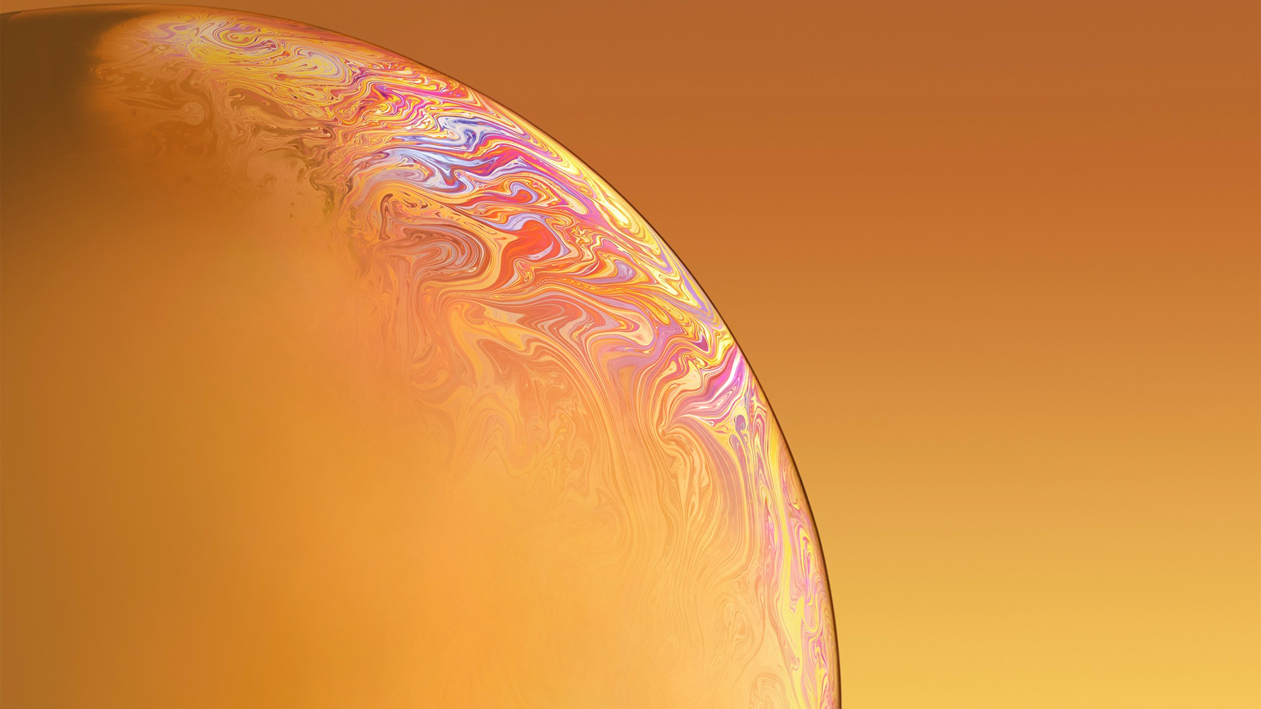 Yellow Bubble iPhone XR Stock Wallpapers