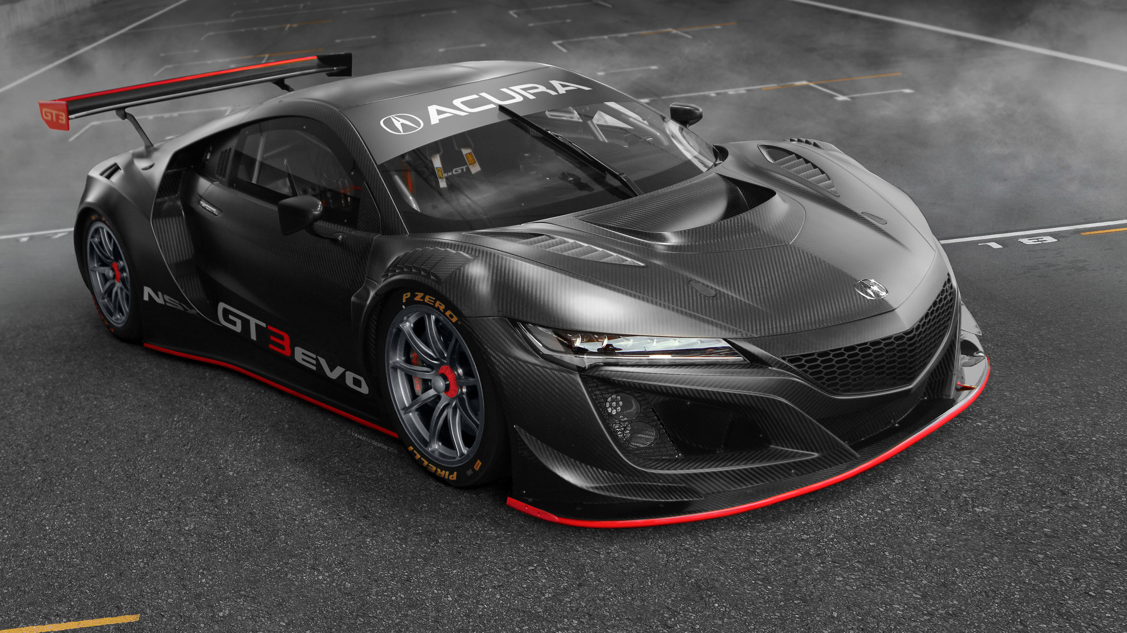 Acura NSX GT3 Evo 2019 4K Wallpapers