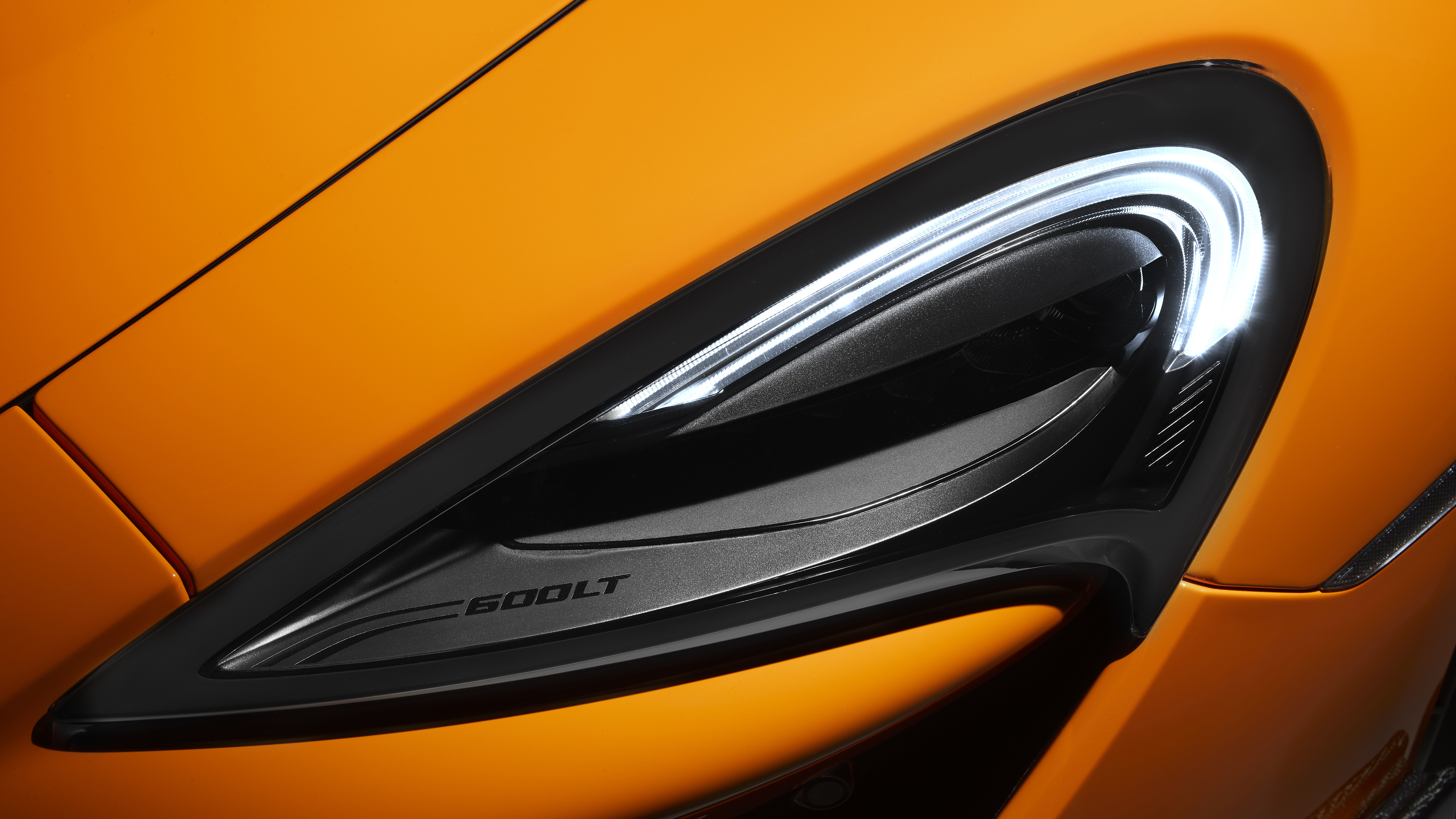 McLaren 600LT Headlight 5K Wallpapers