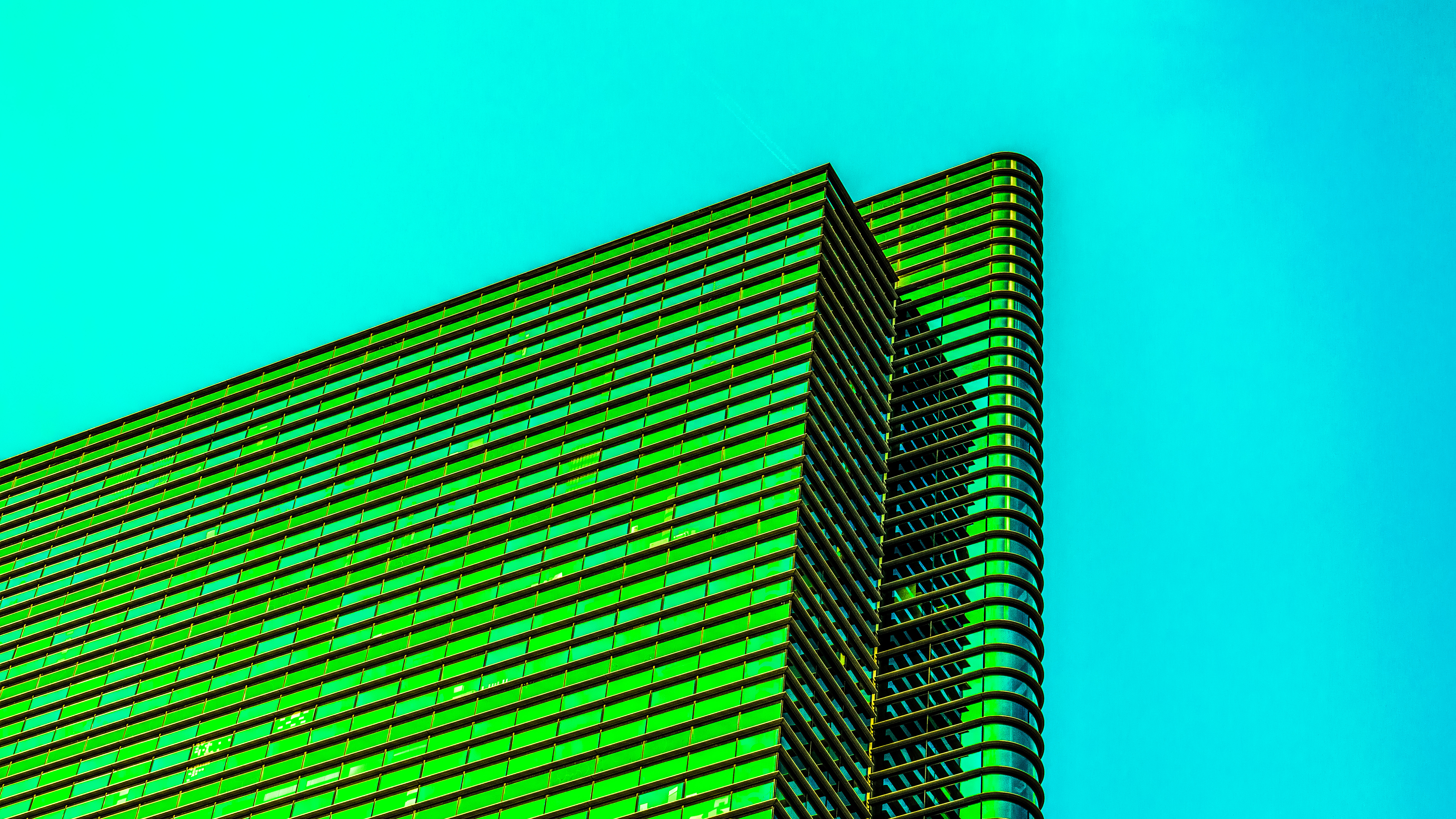 Modern Skyscraper Architecture 5K Wallpapers
