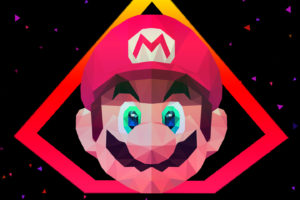 Super Mario Low poly Artwork