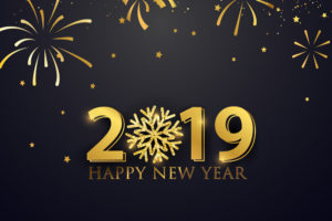 Happy new year 2019 greeting Wallpaper