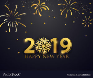 Happy new year 2019 greeting