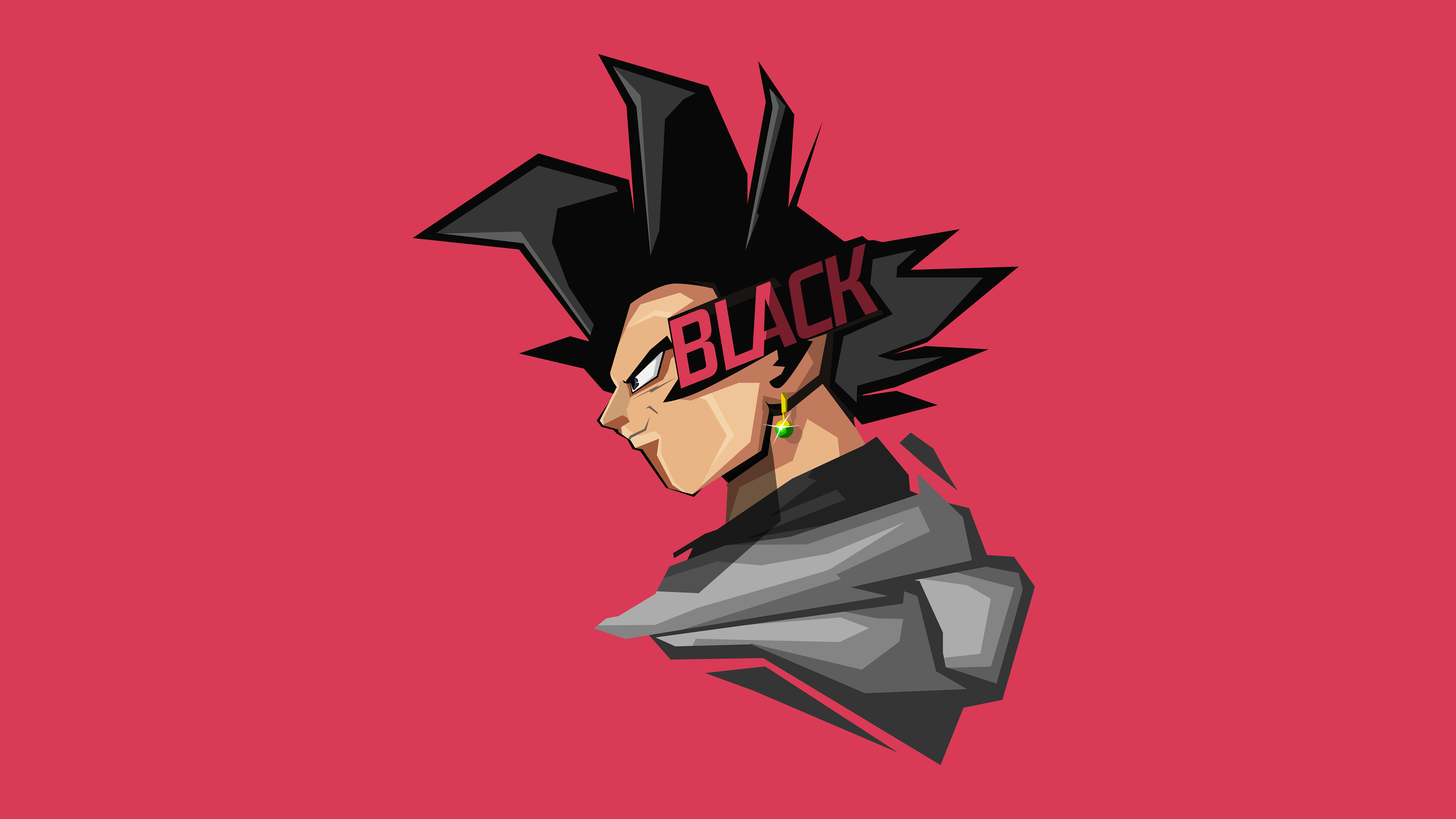 Goku Black Minimal Artwork 4K 8K