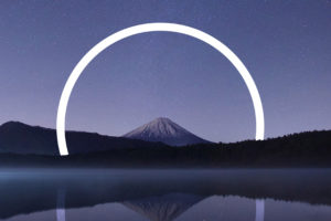 Mount Fuji Geometric Landscape 4K Wallpapers