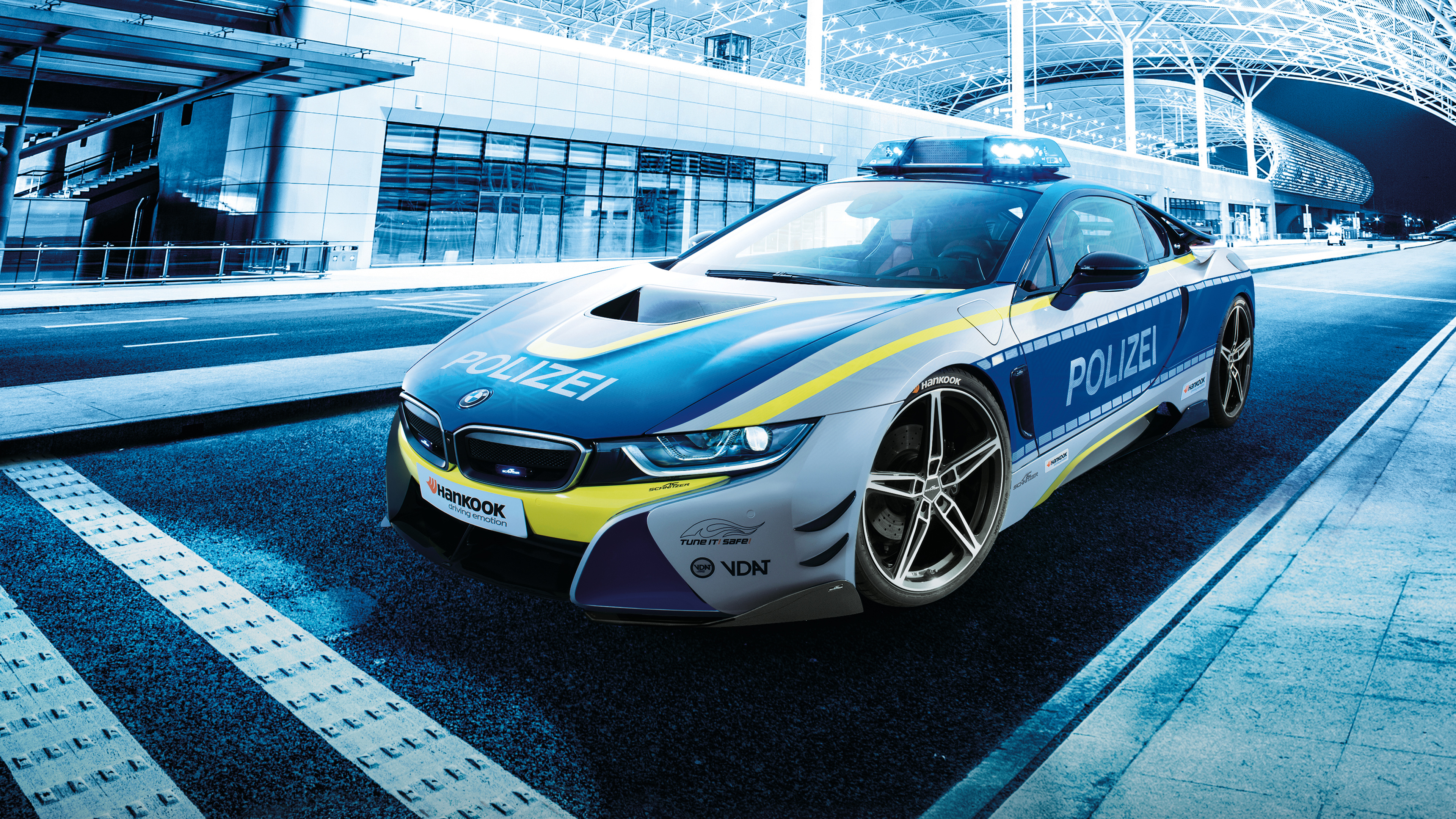 AC Schnitzer BMW i8 Polizei Tune it Safe Concept 2019 4K Wallpapers