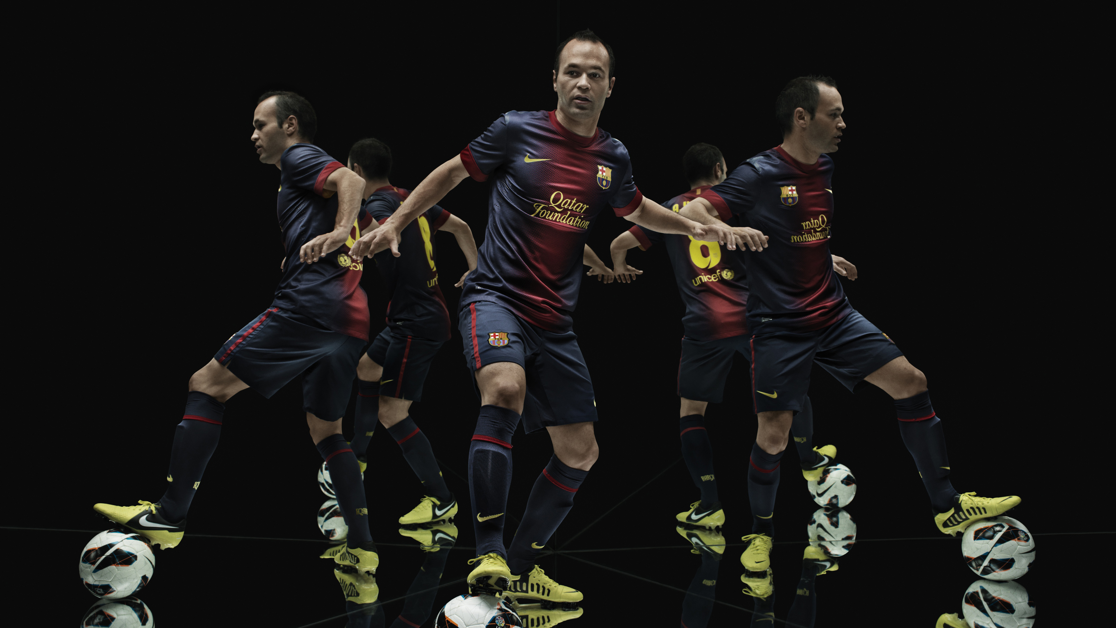 Andres Iniesta FC Barcelona 4K
