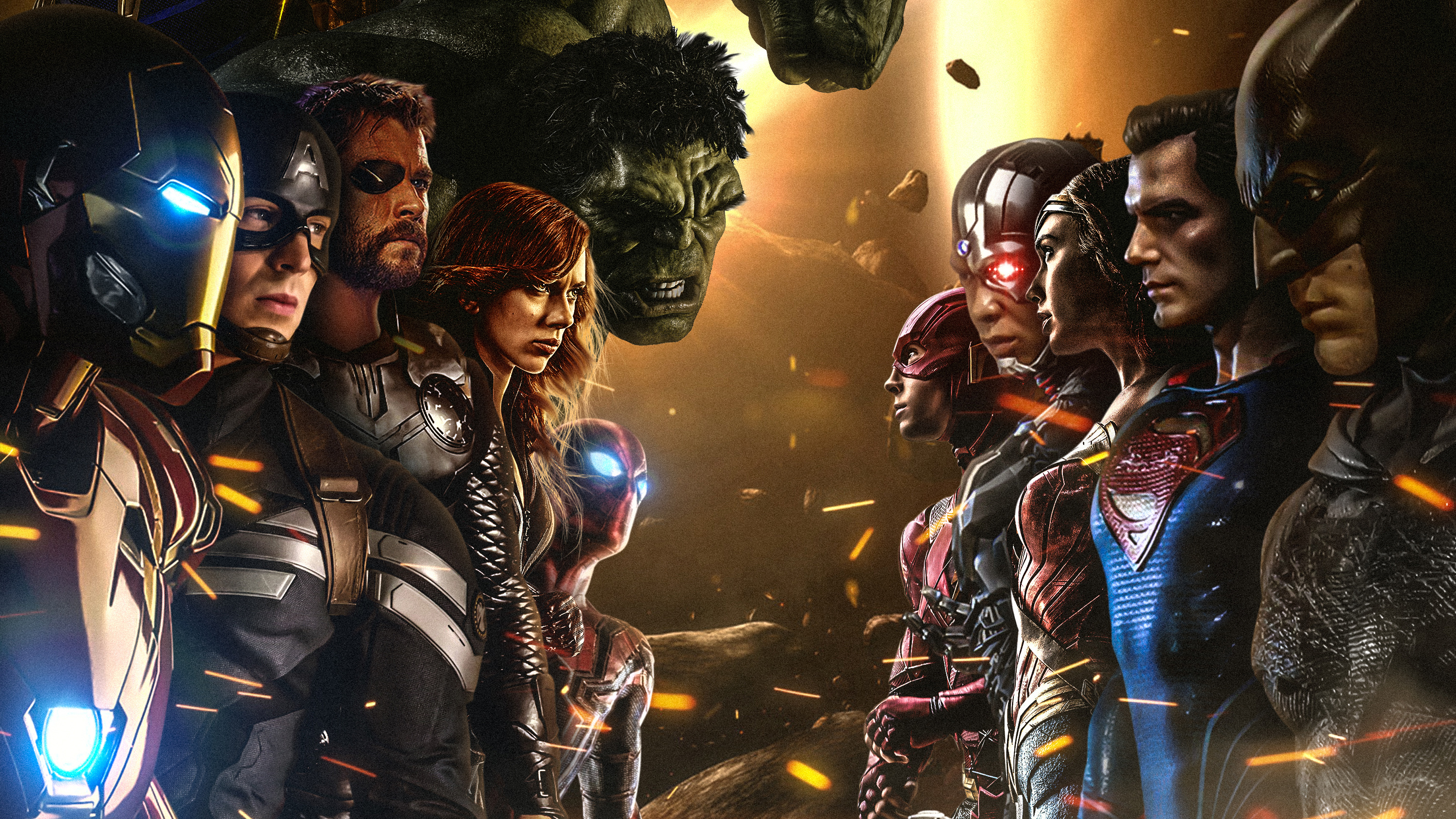 Avengers vs Justice League Wallpapers