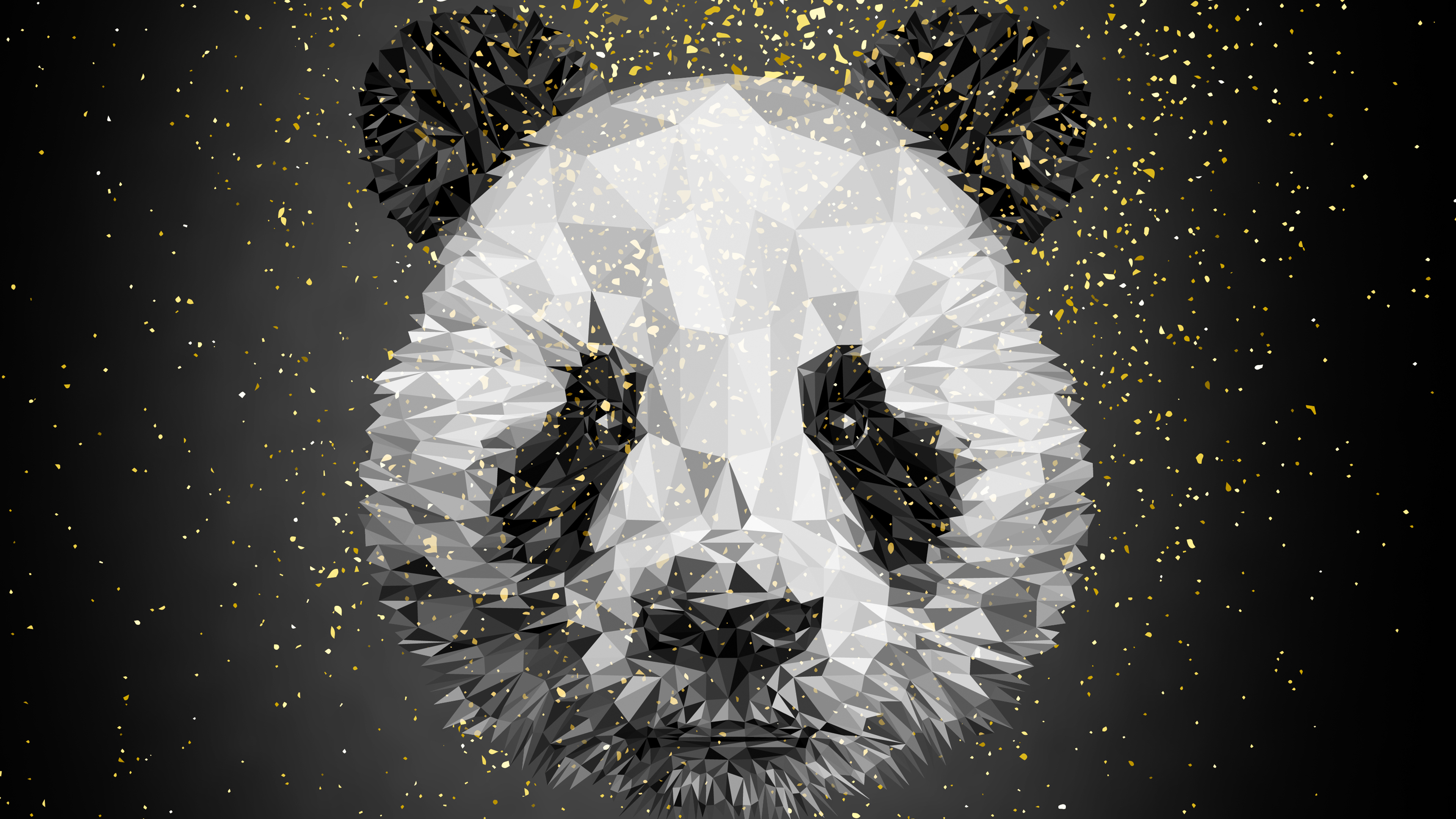 Panda Lowploy Art 4K