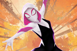 Spider-Gwen in Spider-Man Into the Spider-Verse 5K