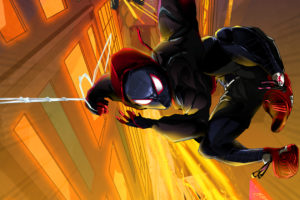 Spider-Man Into the Spider-Verse Artwork 4K Wallpapers