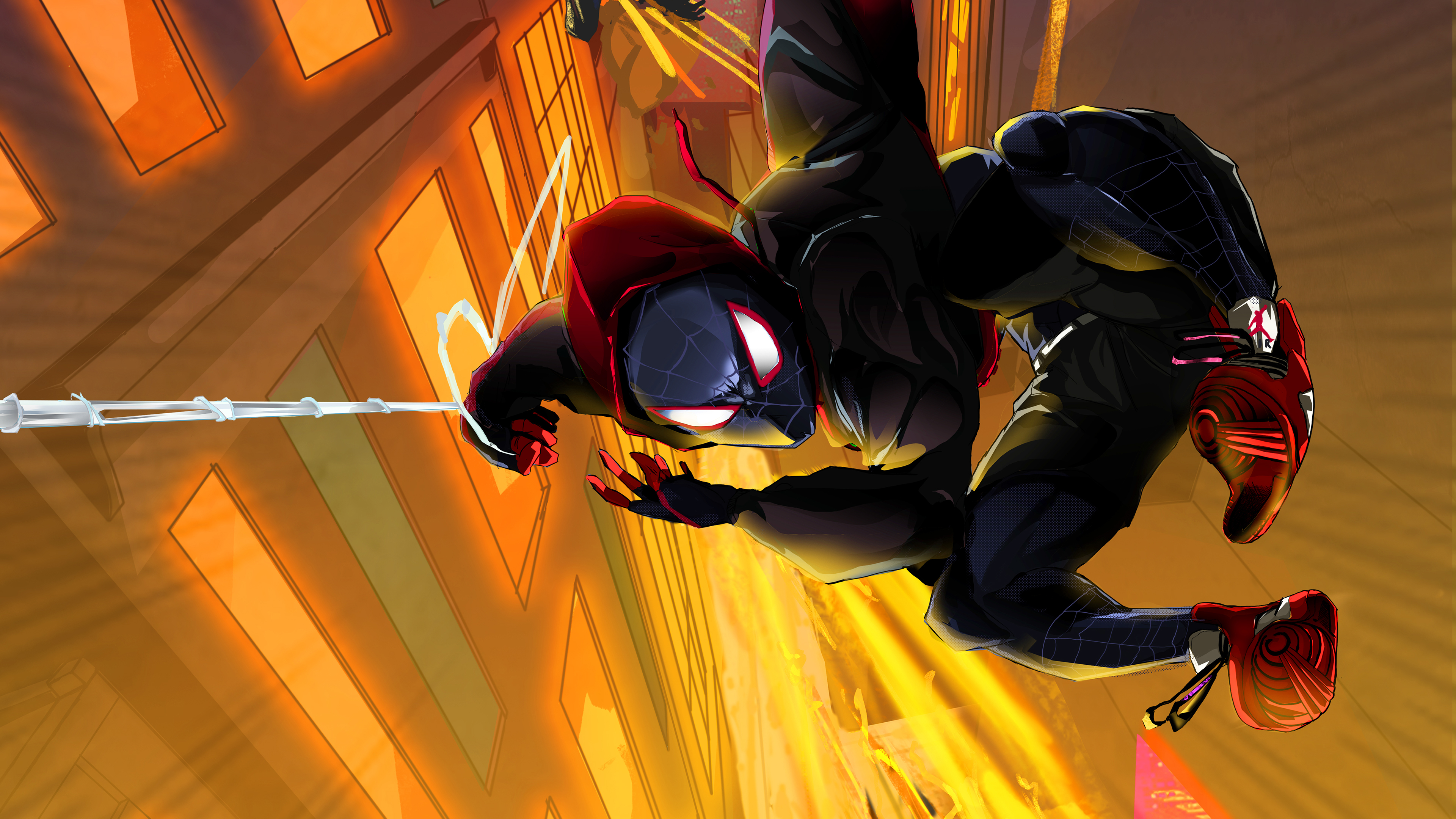 Spider-Man Into the Spider-Verse Artwork 4K