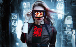 404 Error Sci-Fi Girl