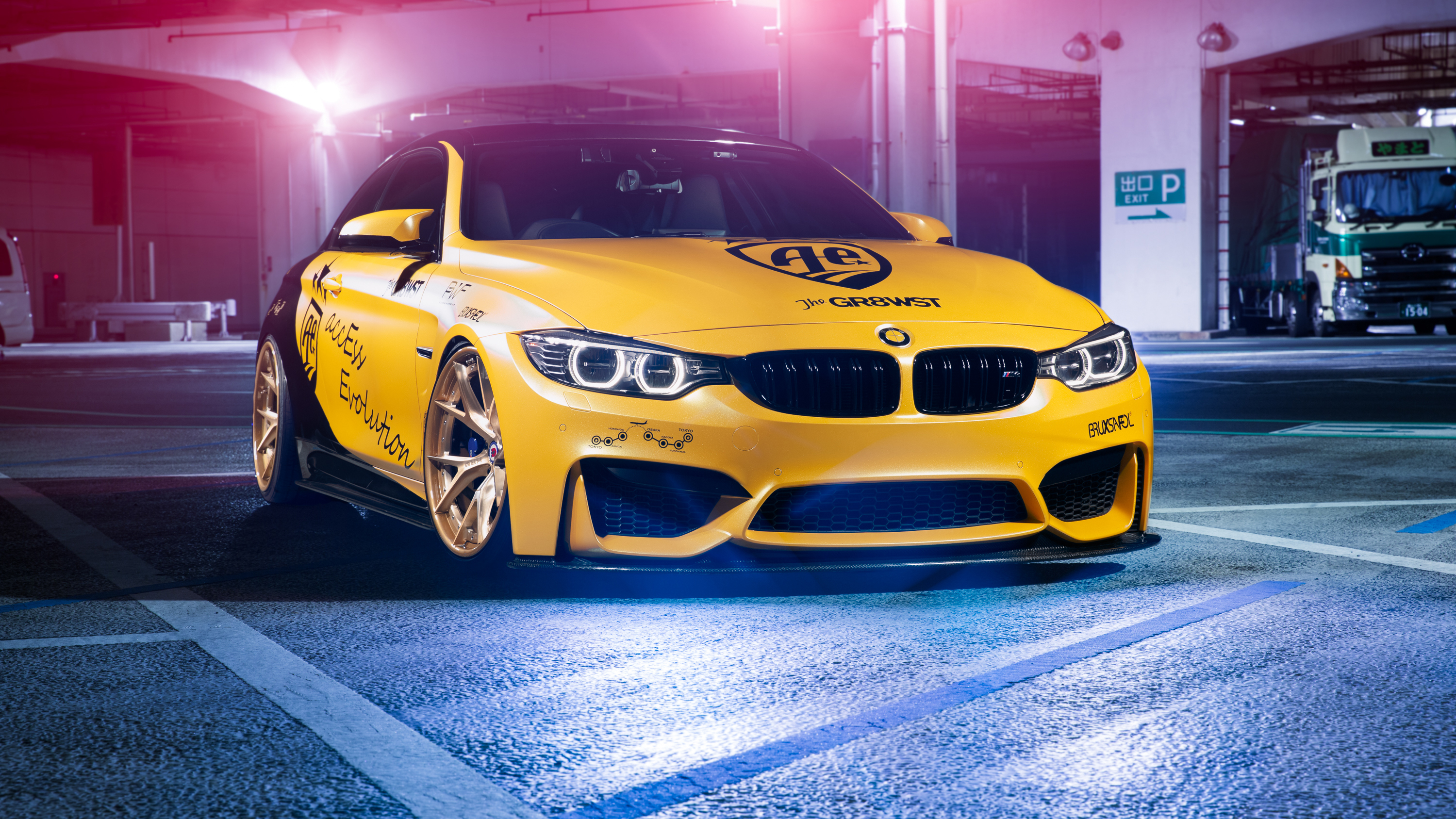 BMW M4 HRE Wheels Wallpapers