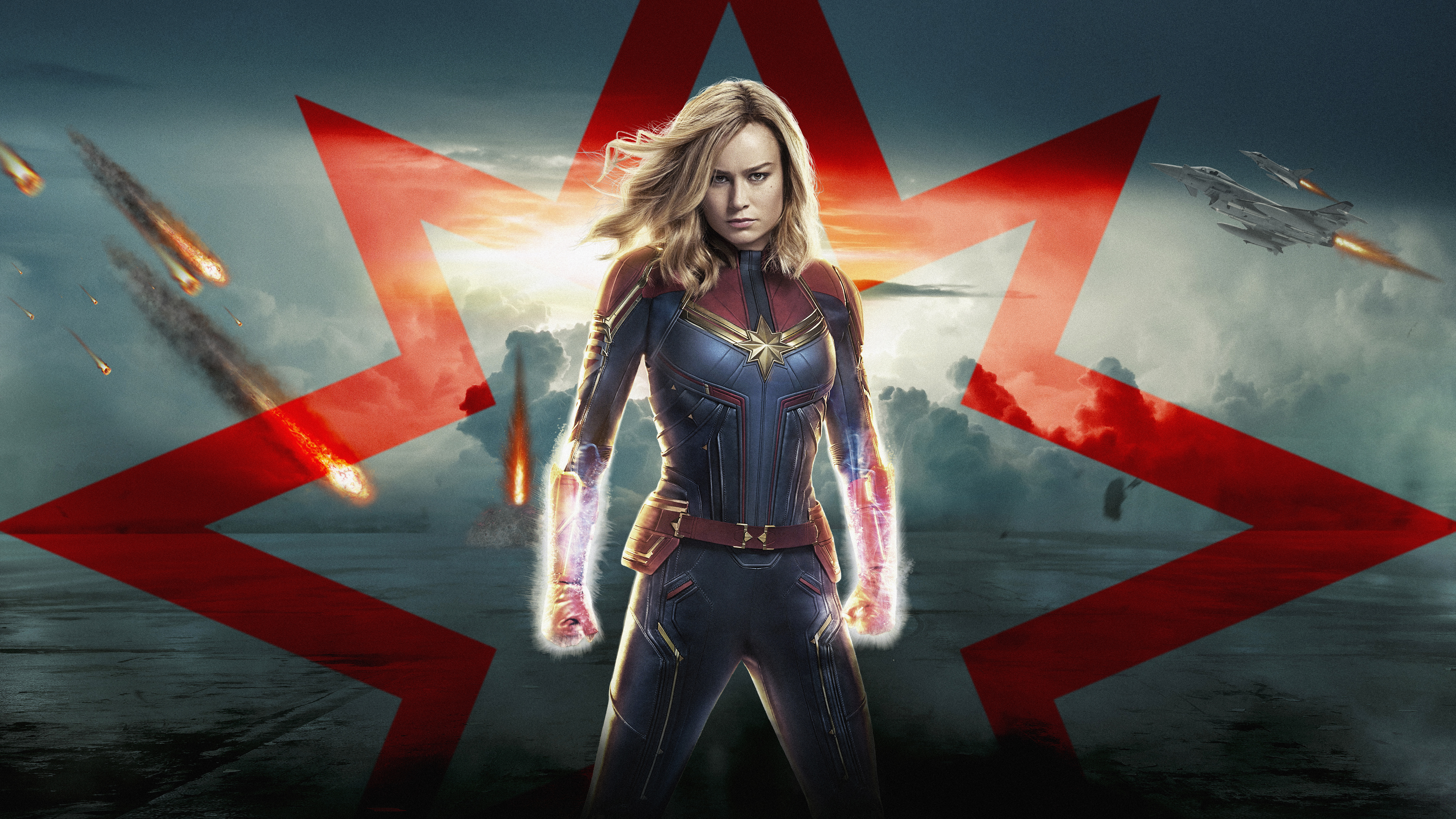 Captain Marvel 4K 8K 2019 Wallpapers