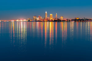 Cleveland Night City lighs 5K Wallpapers