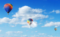 Colorful Hot Air Balloons 4K