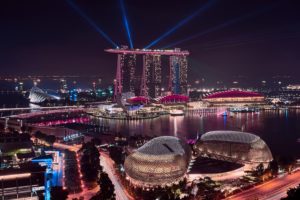 Marina Bay Sands Singapore Cityscape 4K 5K
