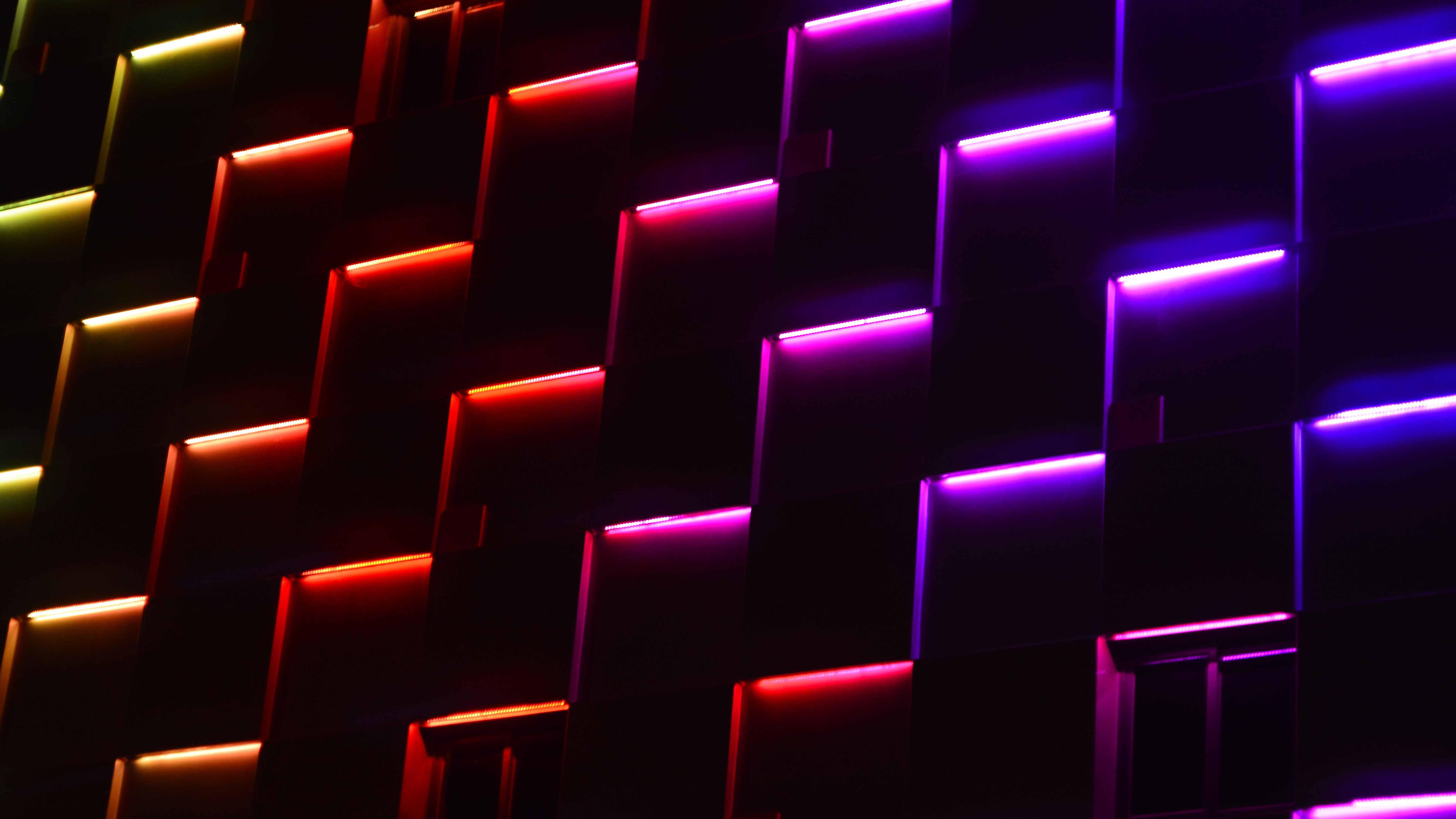 Neon Night Lights 5K Wallpapers