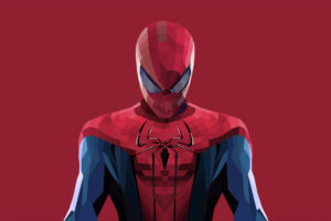 Spider-Man Lowpoly Art