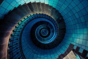 Spiral staircase 4K Wallpapers