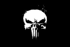 The Punisher Minimal Logo 4K Wallpapers