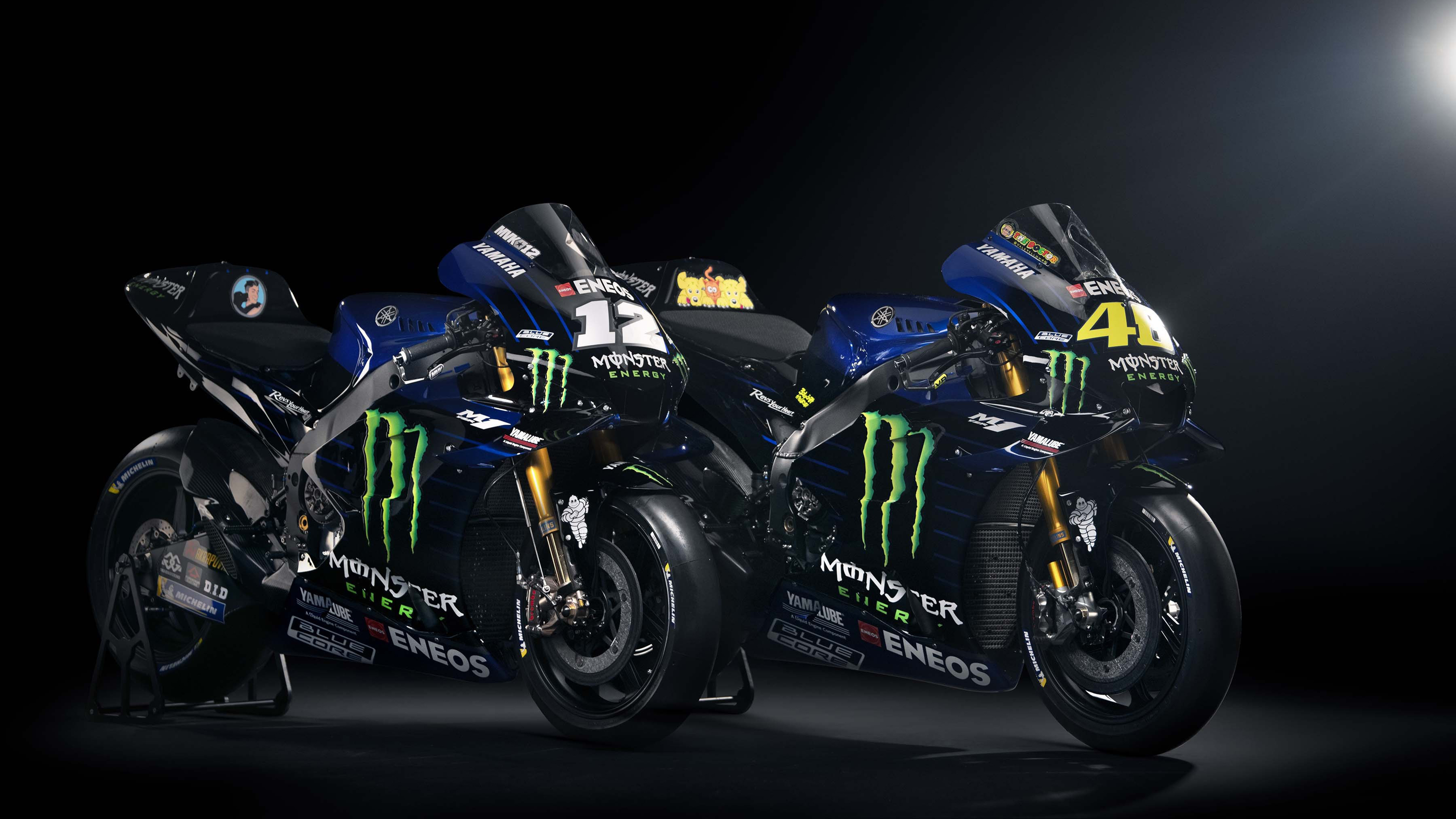 2019 Monster Yamaha YZR-M1 MotoGP 4K