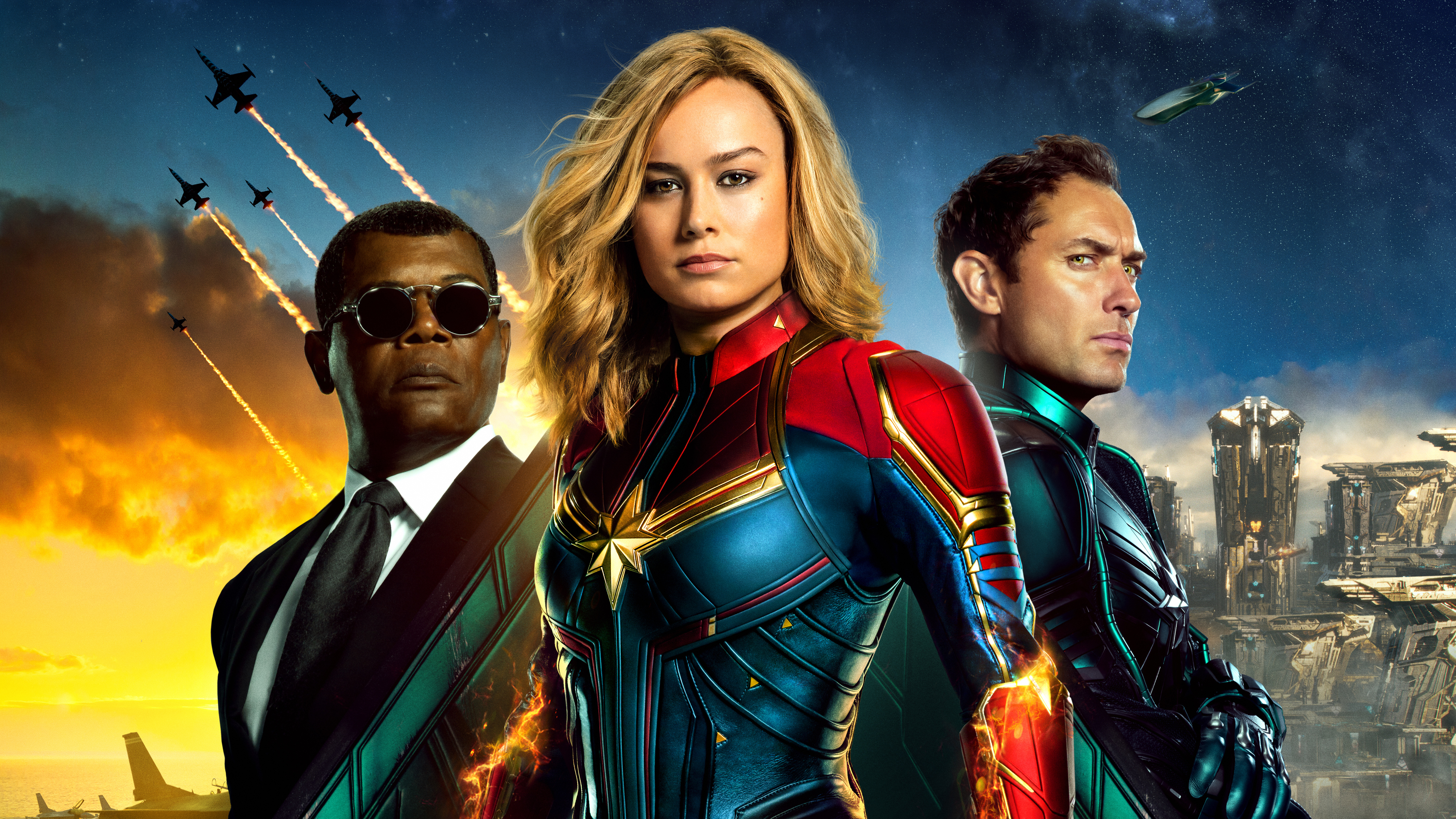 Captain Marvel 4K 5K 2019 Wallpapers