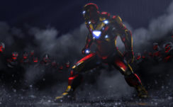 Iron Man vs Ultron Sentries Wallpapers
