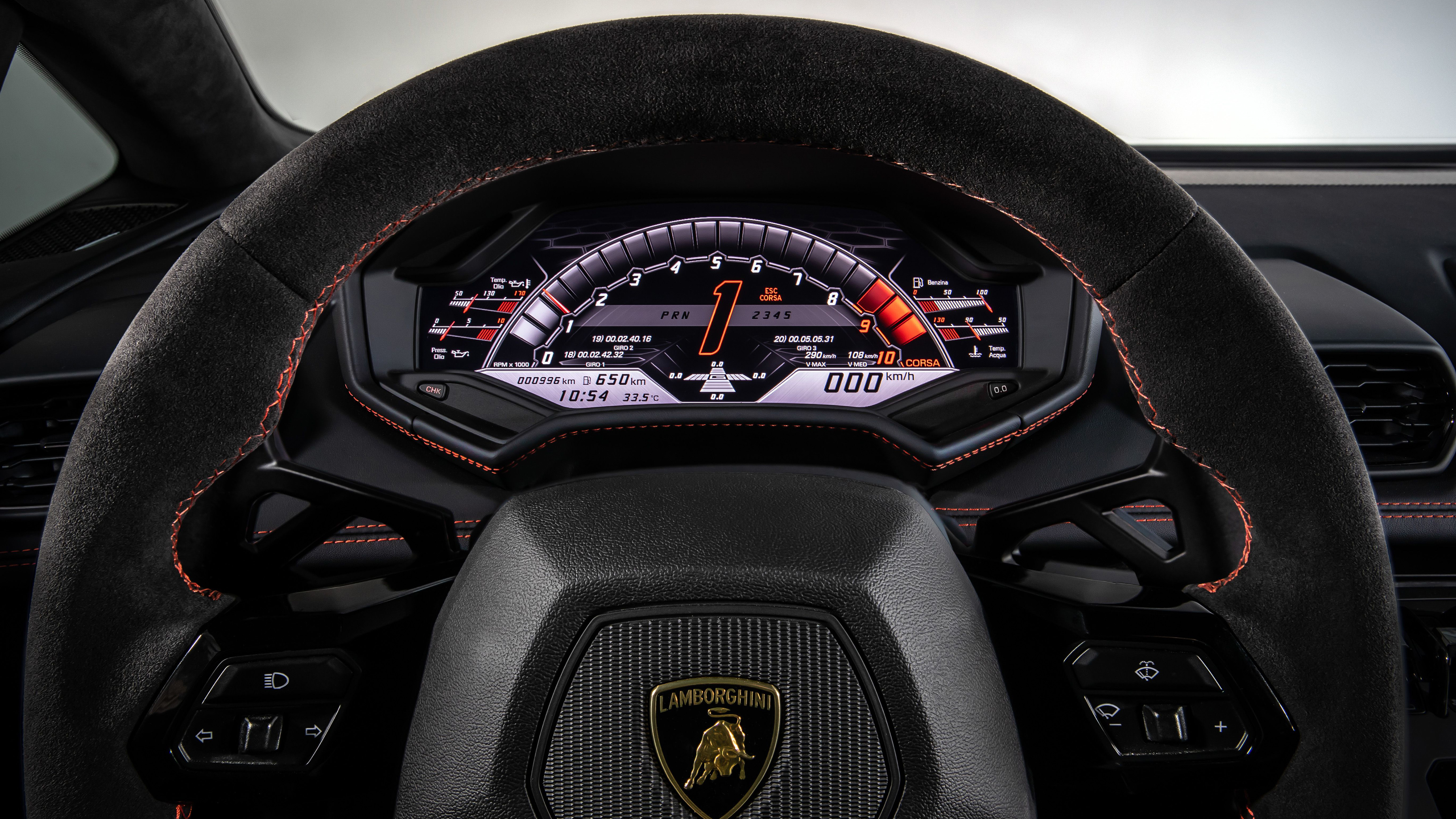 Lamborghini Huracan EVO Interior 2019 4K 5K