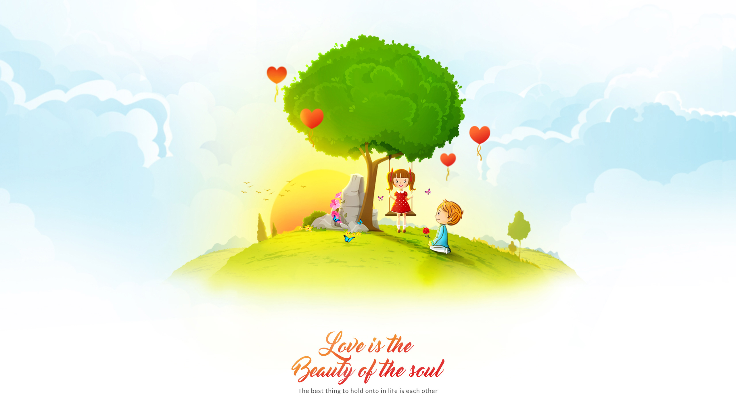Love is the Beauty of the Soul Wallpapers