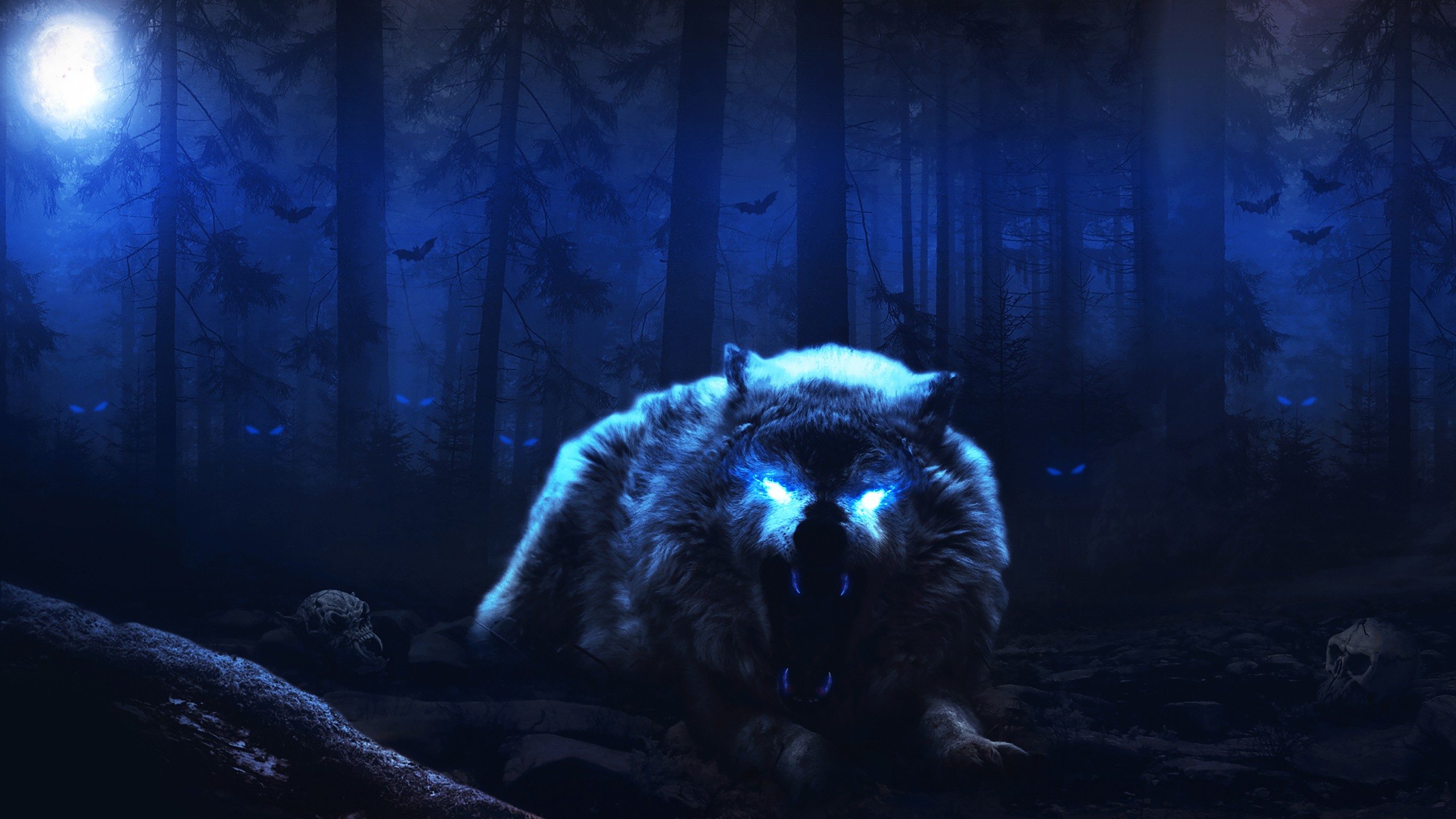 Scary Wolf 5k Wallpapers