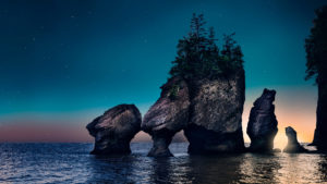 Coastal Sunrise Rocks