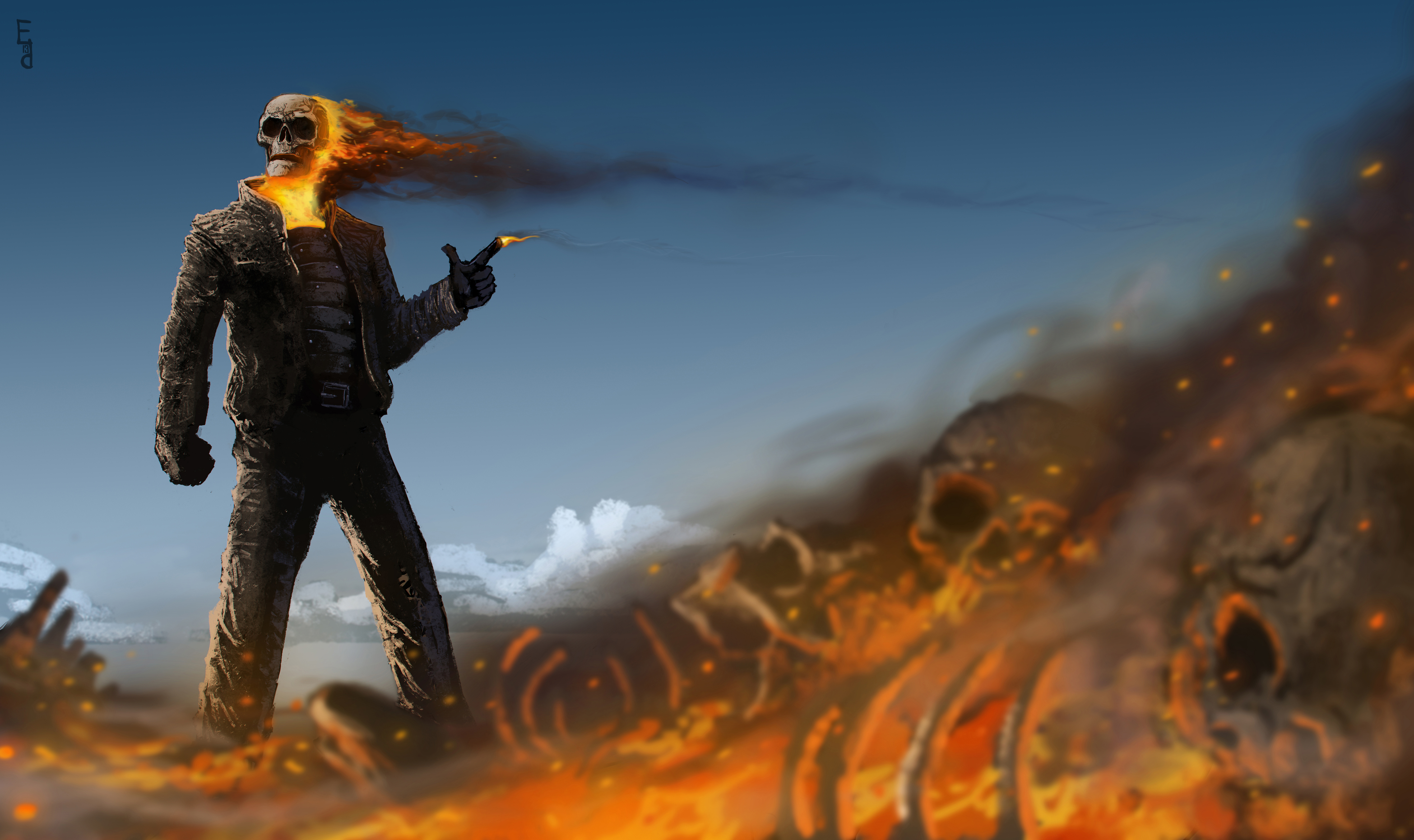 Gunslinger Ghost Rider, HD Superheroes, 4k Wallpapers | HD Wallpapers
