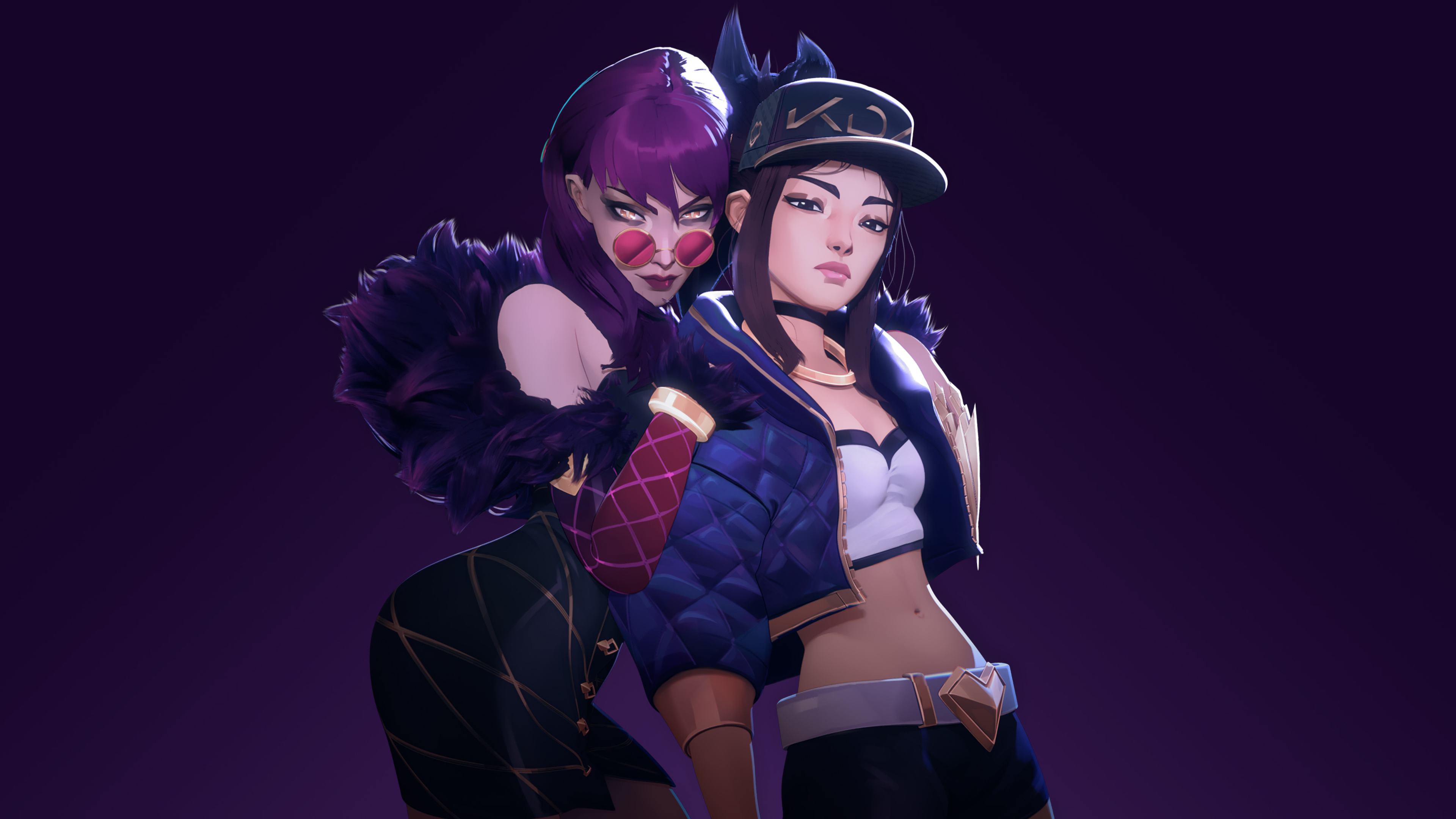 Kda Akali And Evelynn League Of Legends, HD Games, 4k Wallpapers