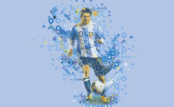 Lionel Messi Mosaic Art 4K 8K Wallpapers