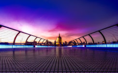 Millennium Bridge London Wallpaper