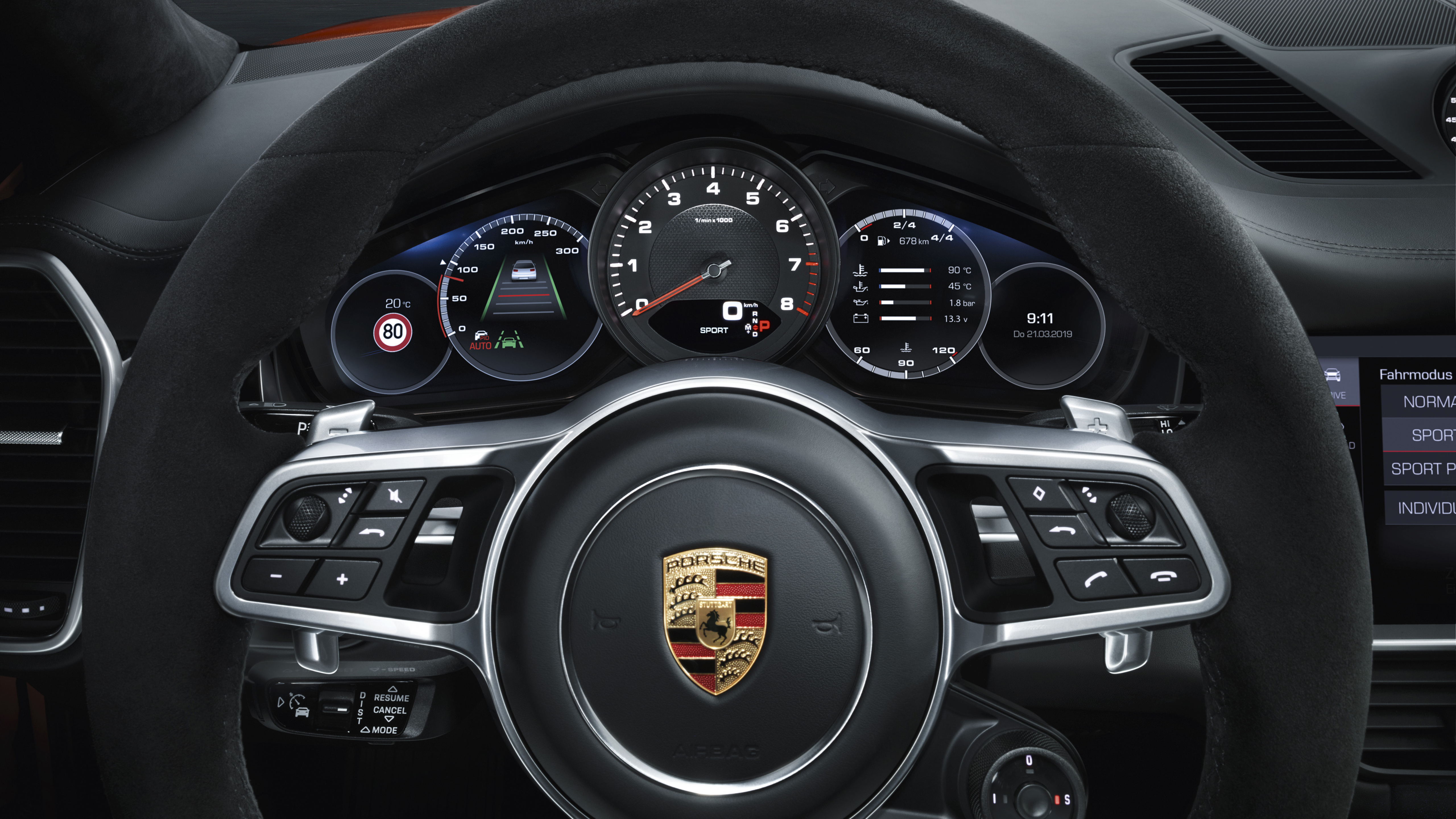 Porsche Cayenne Coupe 2019 Interior 4K