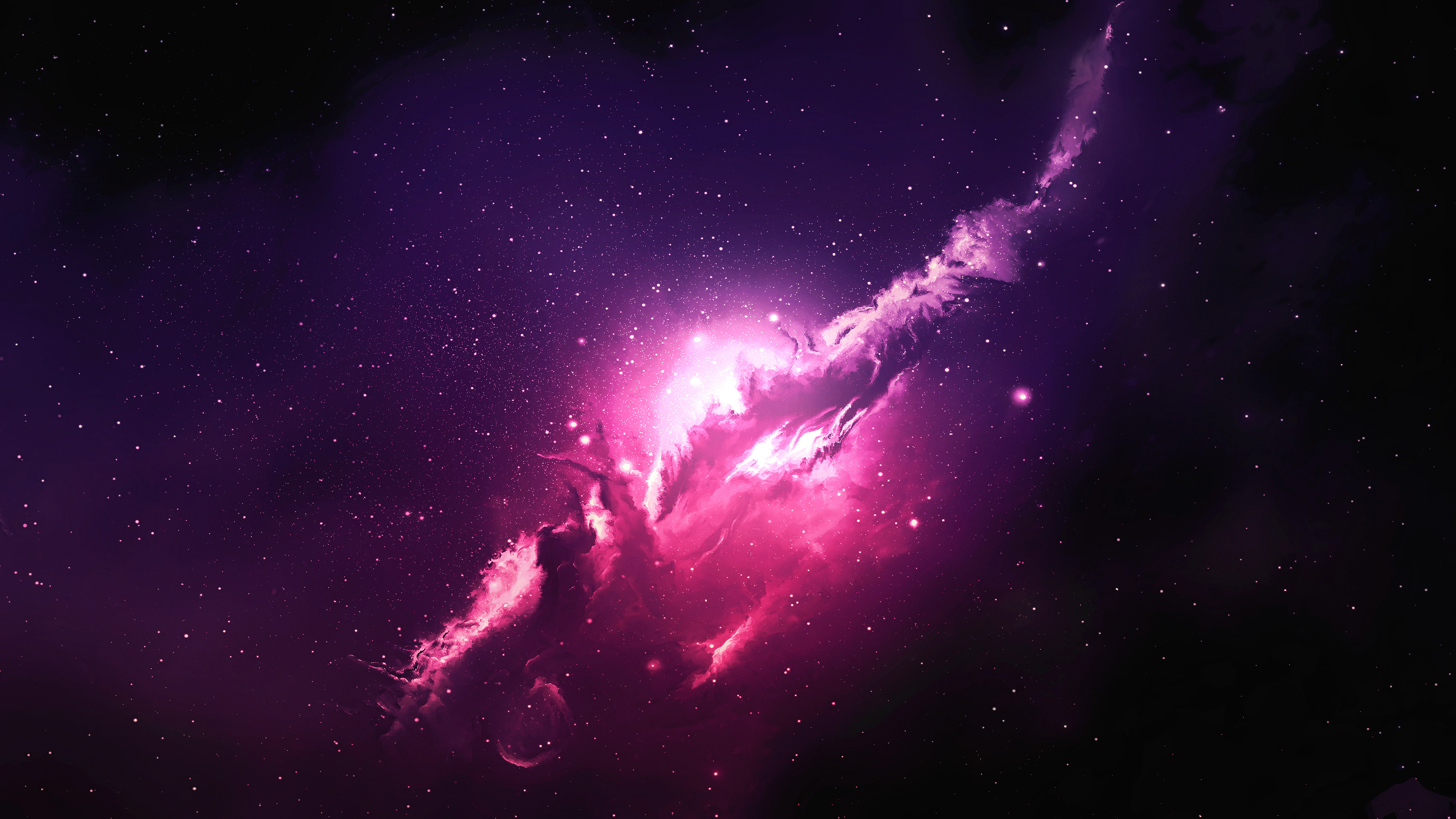 Purple Nebula 4K Wallpapers