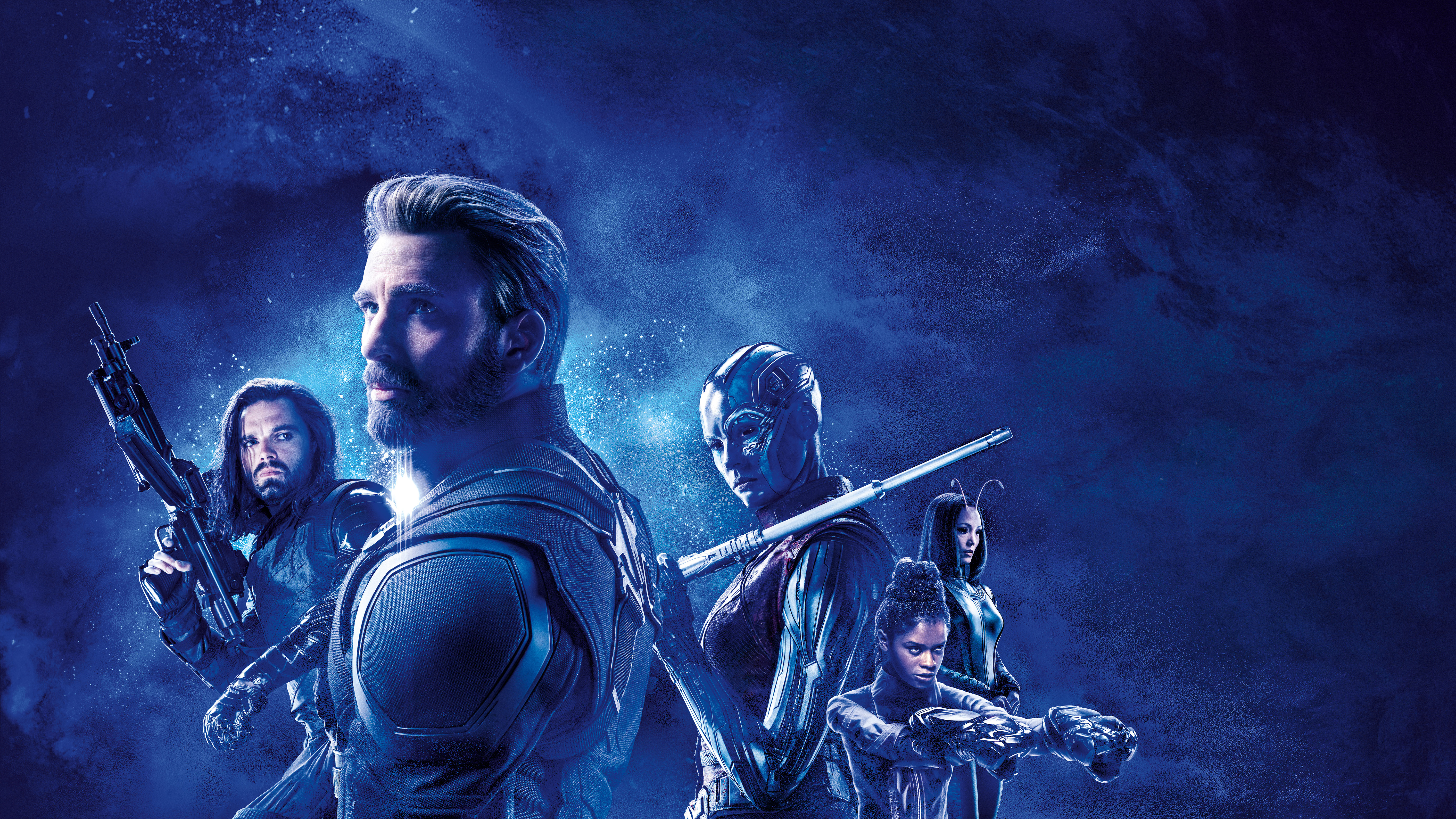 Avengers Endgame Captain America Team 5K Wallpapers